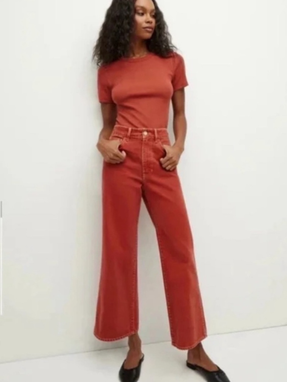 Veronica Beard Taylor Wide Leg Crop
